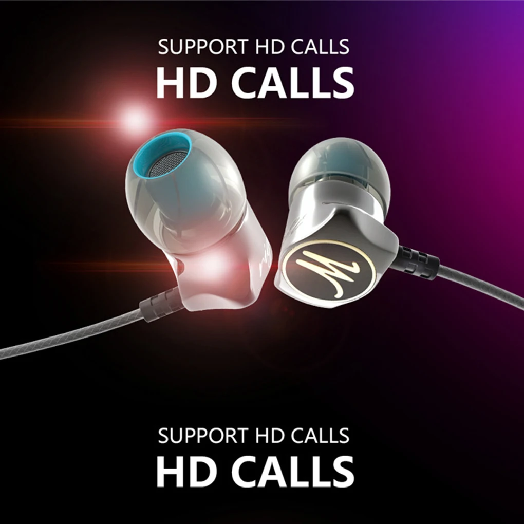 Наушники QKZ DM7 со встроенным микрофоном Hi-Fi наушники-вкладыши с тяжелыми басами 3 5