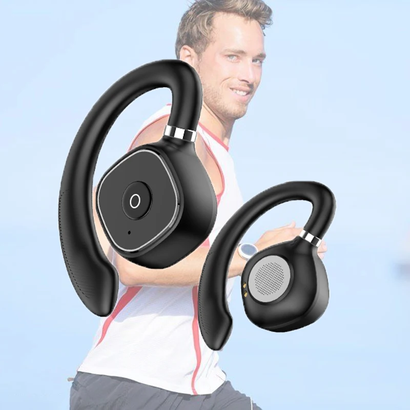 

Bluetooth 5.3 Headphones Waterproof IPX5 Sports Wireless Earphone Earbuds Sports Business Open Ear EarHook Touch Control