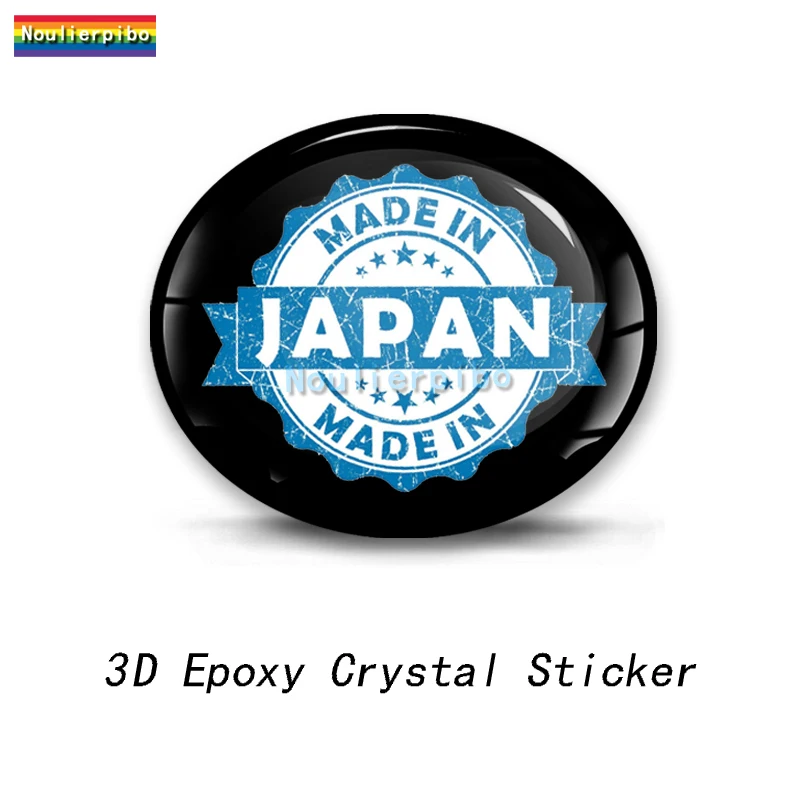 

3D эпоксидная купольная крутая автомобильная наклейка, сделанная в Японии, гараж, ПВХ, автомобильный телефон, кондиционер, ноутбук, гитара, фортепиано, виниловая наклейка