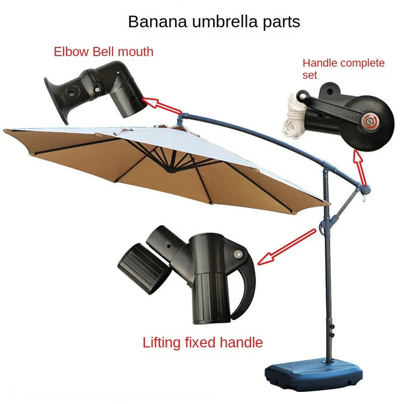 

Outdoor sunshade accessories side umbrella top fabric cover umbrella maintenance accessories sun umbrella umbrella cord