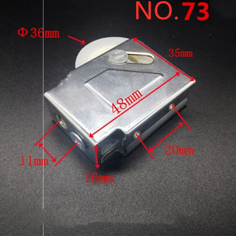 Дверные и оконные роликовые ролики из алюминиевого сплава для раздвижных дверей и окон, нейлоновые ролики шкафа, фурнитура для шкафов и мебели.