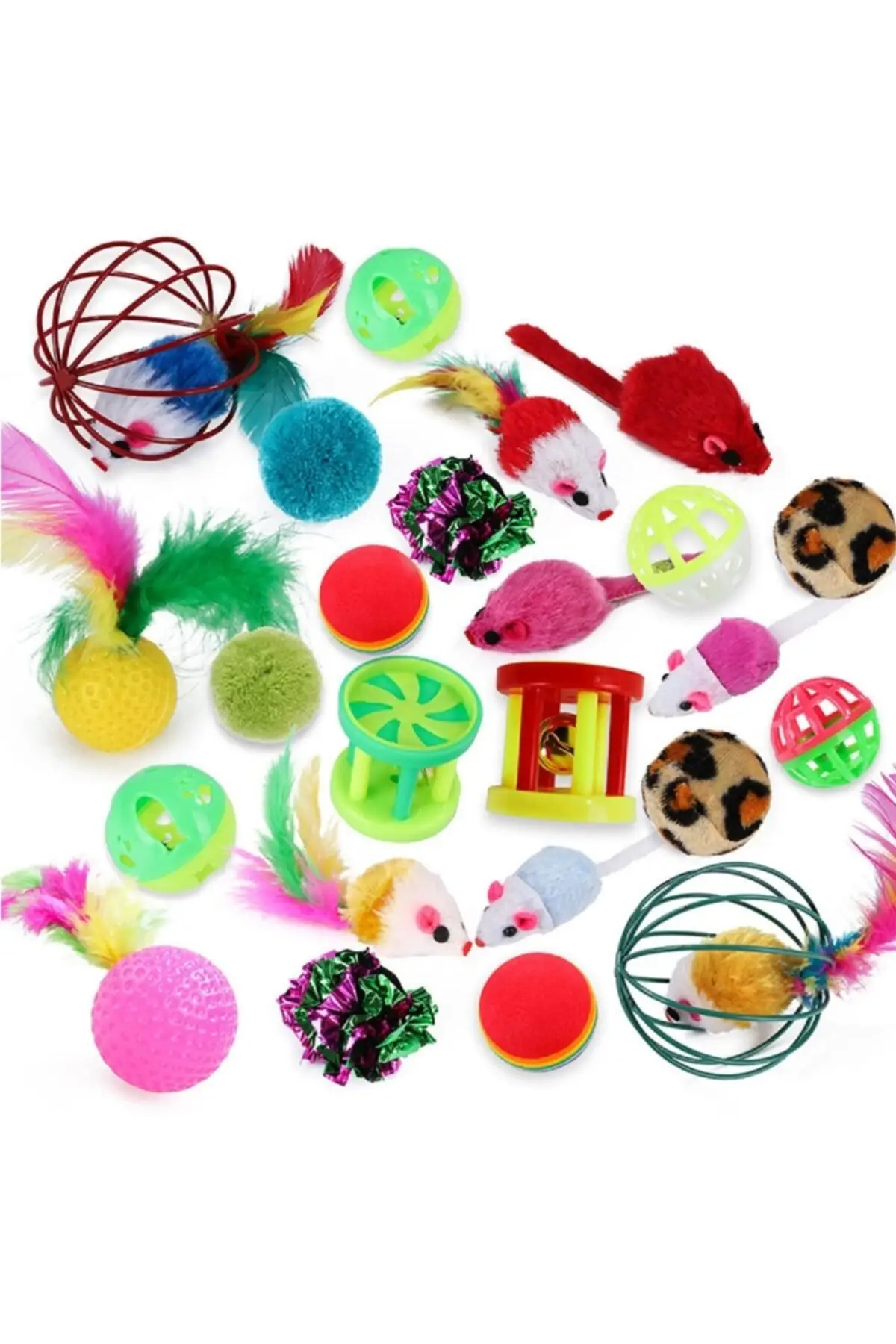 

Игрушки для домашних животных, кошек, набор игрушек для кошек, 24 шт., модель 8