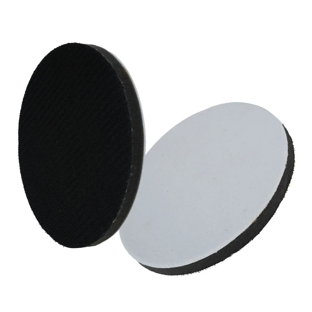 

2pcs 6 Inch Soft Sponge Interface Pad Kit Hook And Loop Sander Back-up Pad Backing Pad Dust- Free Sanding Discs