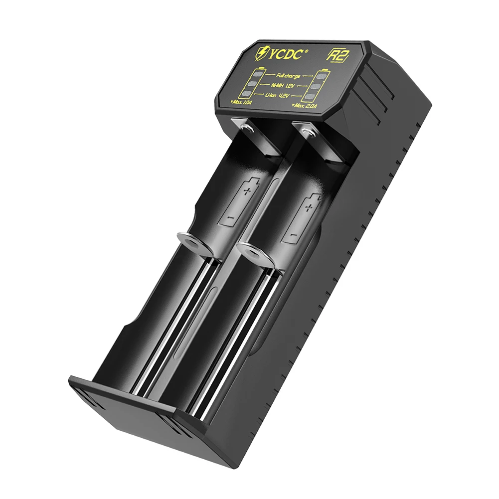 18650 Li-ion Battery 3.7V 5000mAh Rechargeable For Flashlight Torch Toy +18650/Universal With Dual Slot Charger |