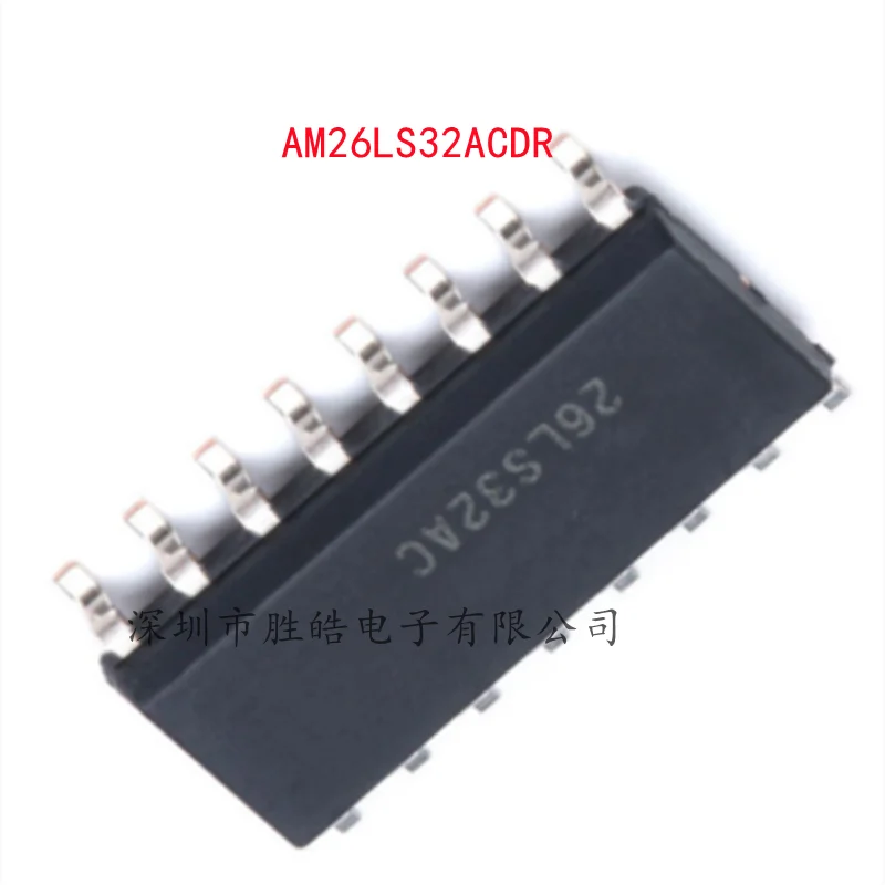 (10PCS)  NEW  AM26LS32   AM26LS32ACDR   AM26LS32ACD   AM26LS32AC  SOP-16  Integrated Circuit