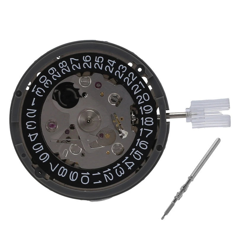 NH35/NH35A Black Date At 4.2 Japan Clock Mechanism Mechanical Movement 24 Jewels Watch Parts For Watch