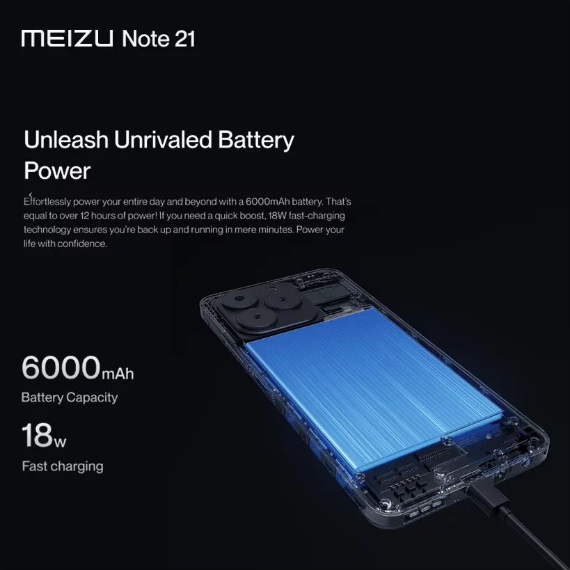 Смартфон MEIZU Note 21 8/256ГБ