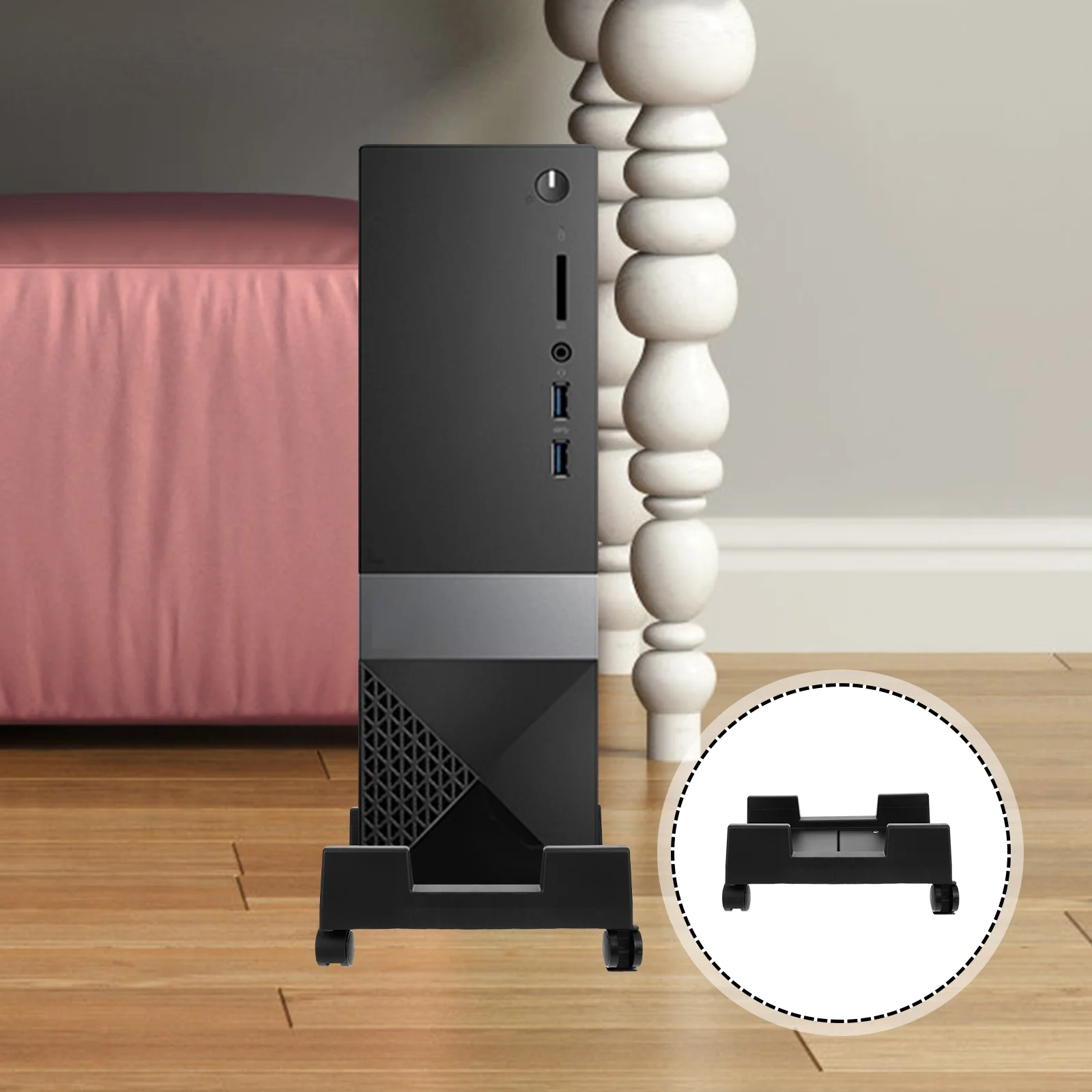 

Household CPU Mobile Stand Desktop Computer Tower Rack Convenient PC Mainframe Stand