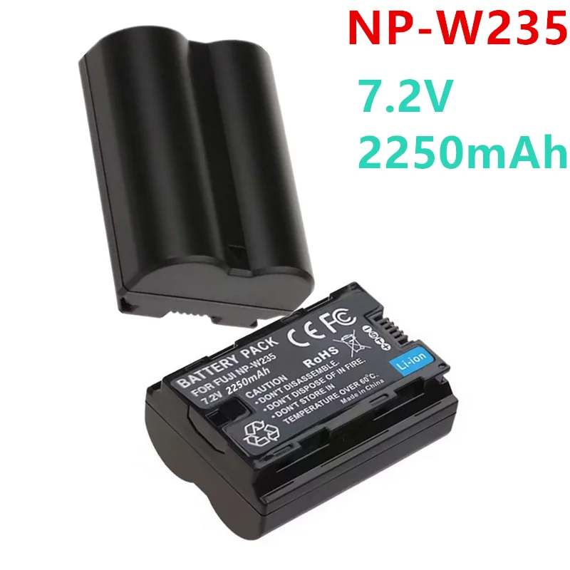 

2250mAh NP-W235 NP W235 Battery Replacement for Fujifilm Fuji X-T4, XT4 Digital Camera