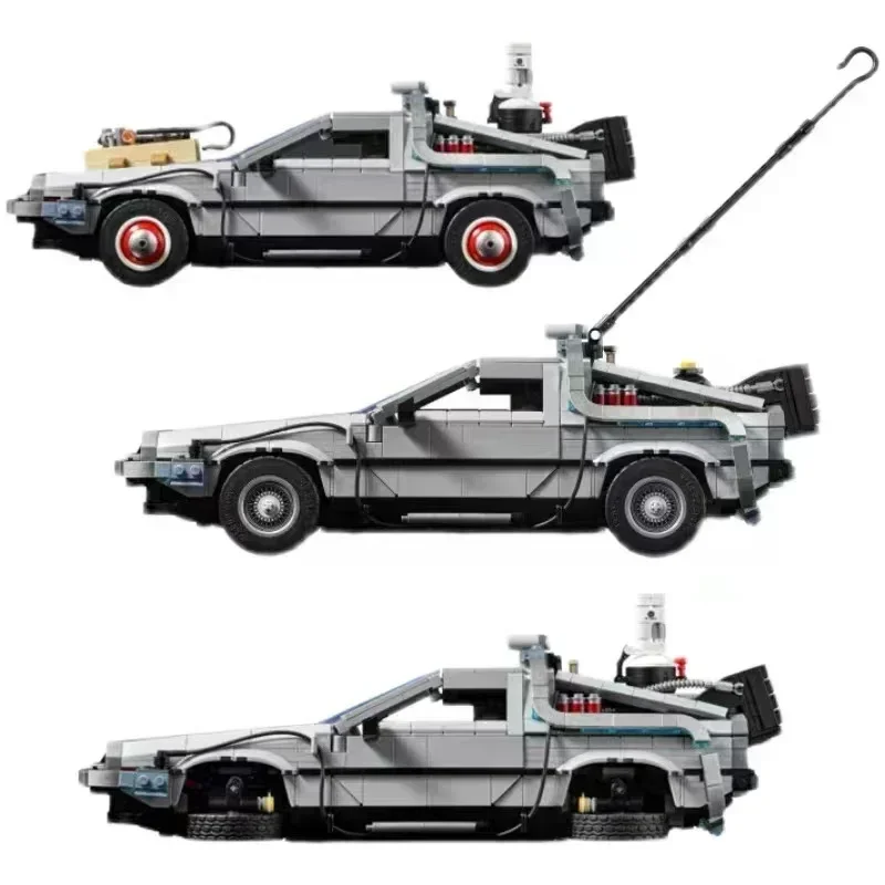 DeLorean Back to the Future Time DMC-12 Машина Спортивный автомобиль Строительные блоки Подходит