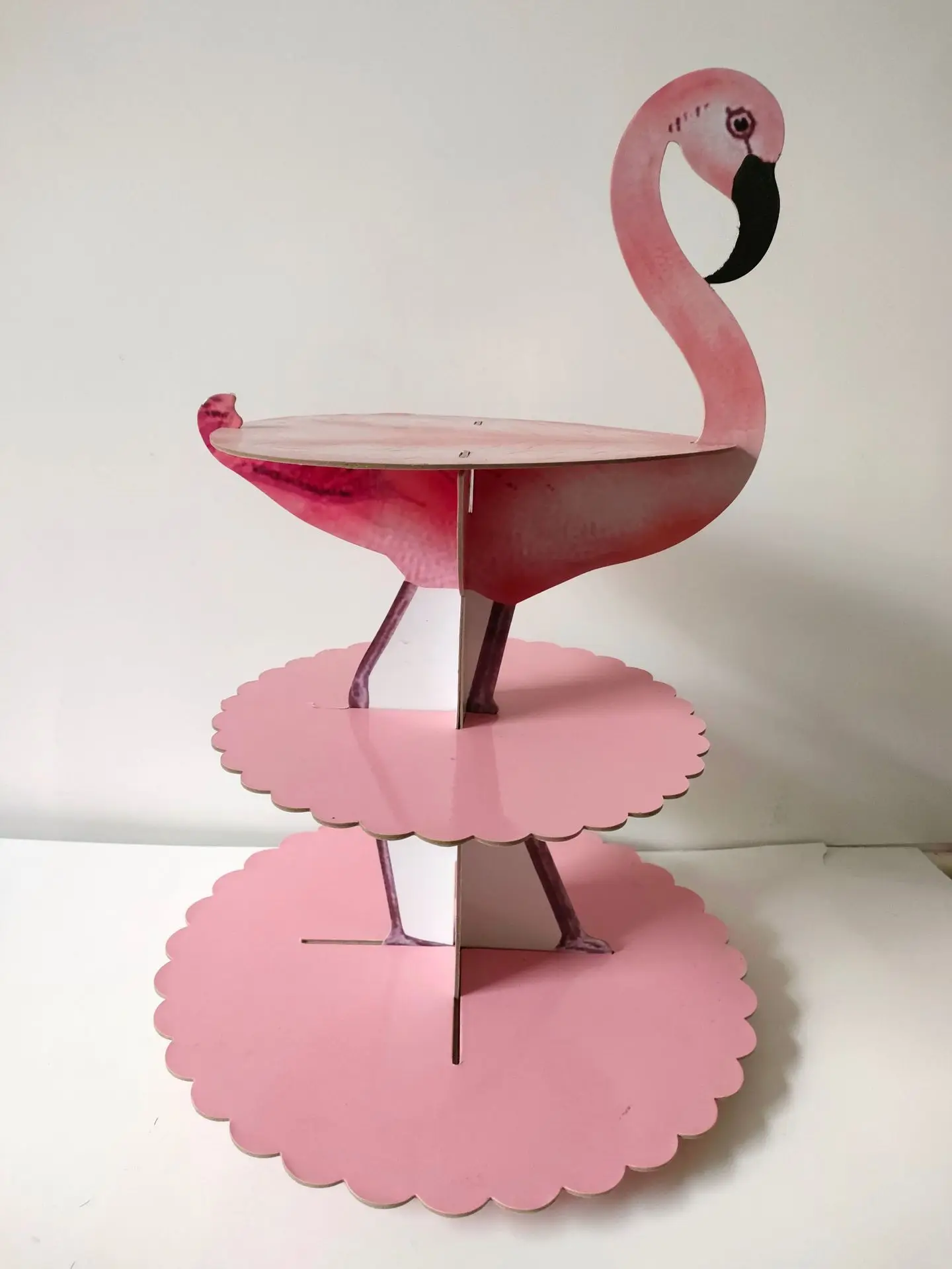 

1Set Cupcake Stand Baby Shower Decorations Flamingo Cake Decorating Tools Wedding Decoration Celebration