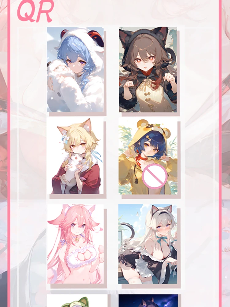 Новинка 2025 года новейшая доска Waifu для хобби коллекционная карта Doujin Booster Box Hutao Ganyu