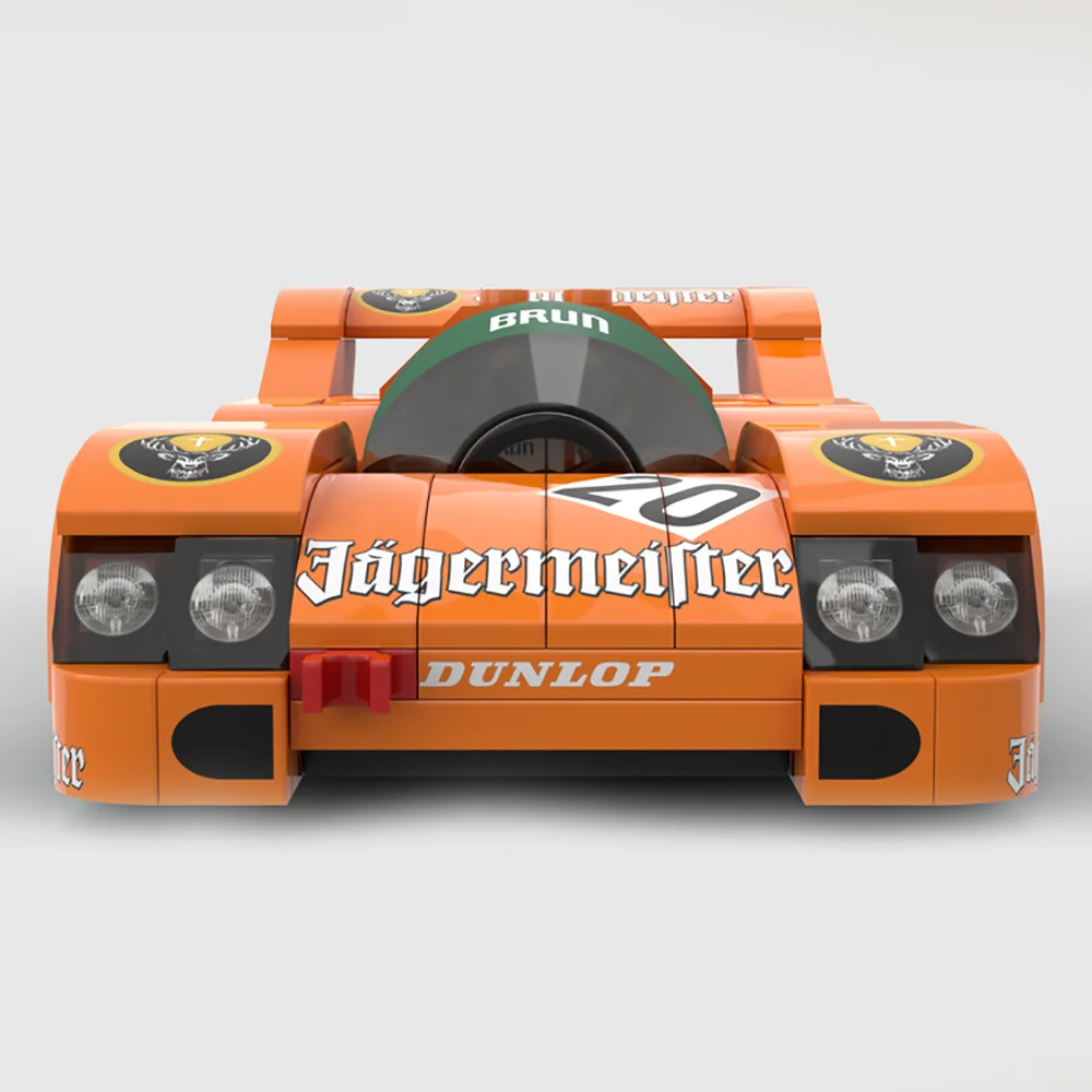 Скоростной Чемпион суперкар MOC с наклейками гоночные строительные блоки сборные