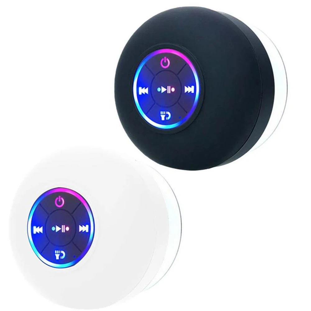 

Bathroom Waterproof Portable Speakers Audio Wireless Shower MiniSpeakers Phone Soundbar Hand Free Large Suction Cup MiniWireless