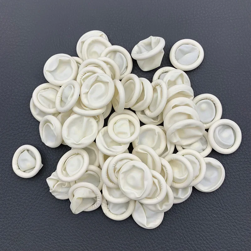 Защитные кончики пальцев 200 шт. художественная латексная кроватка для