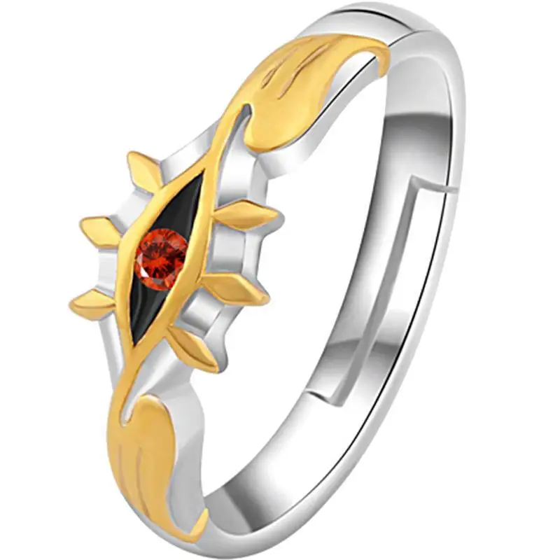 Код Geass Косплей кольцо на палец код C.C. Регулируемые Открытые Кольца Lelouch Lamperouge