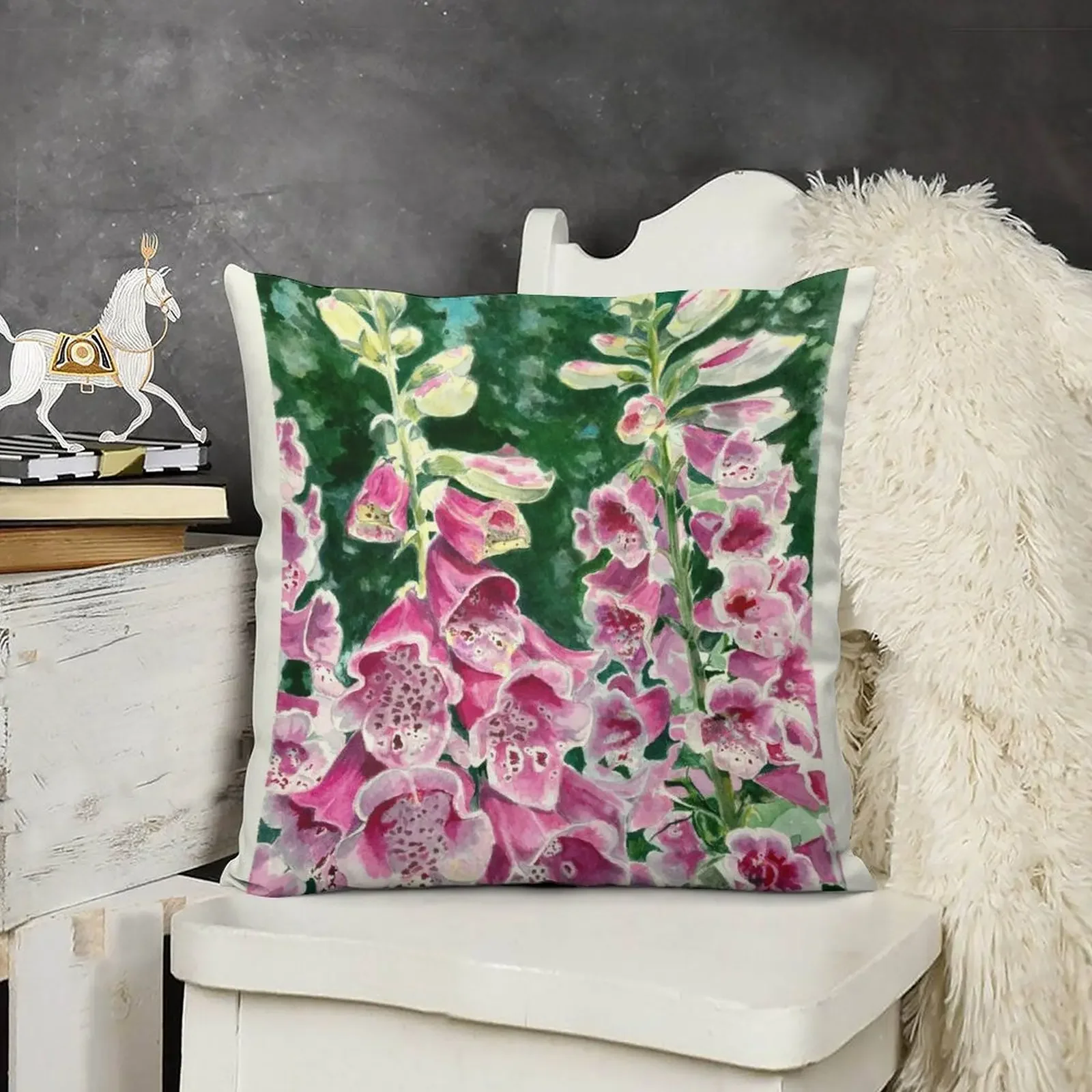 Подушка Foxgloves роскошный чехол для подушки клетчатая подушка дивана