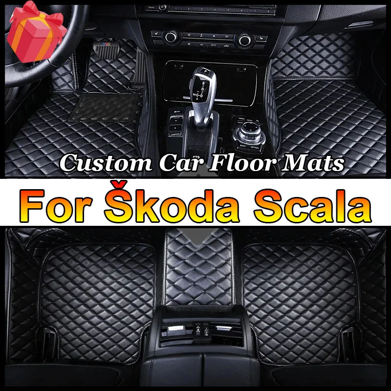 Автомобильные коврики напольные для Škoda Scala 2020 ~ 2022 водонепроницаемые