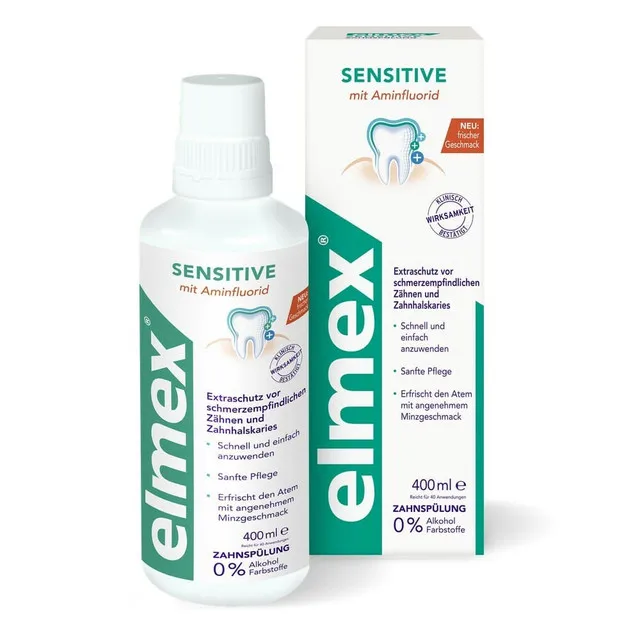 COLGATE Elmex Ополаскиватель для полости рта 400мл |