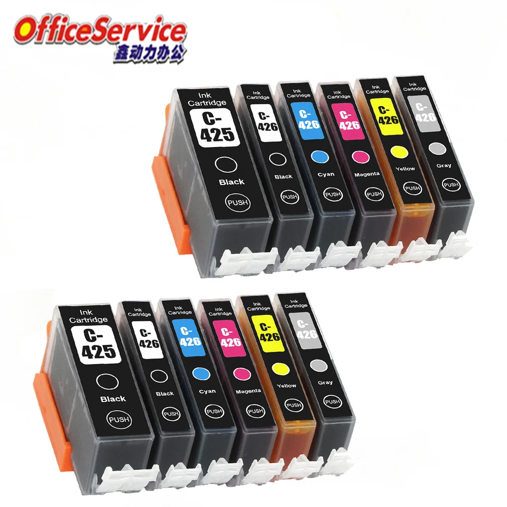 

PGI-425 PGI 425 PGI425 CLI-426 cli426 Compatible ink Cartridge For Canon PIXMA MG6140 MG6240 MG8140 MG8240 printer