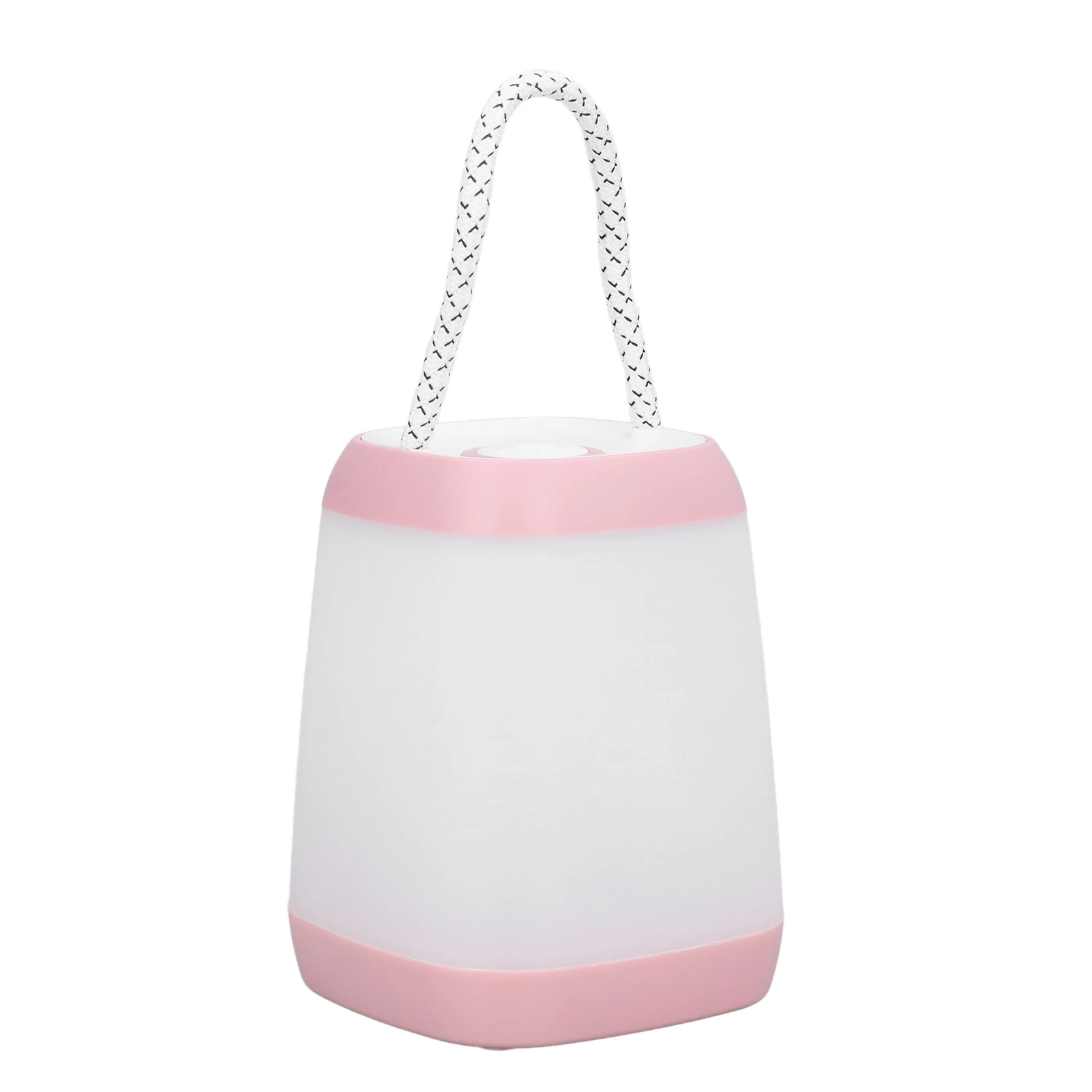 

LED Night Light High Brightness Eye Protection Warm Light Source Pink Decorative Lamp with Portable Rope