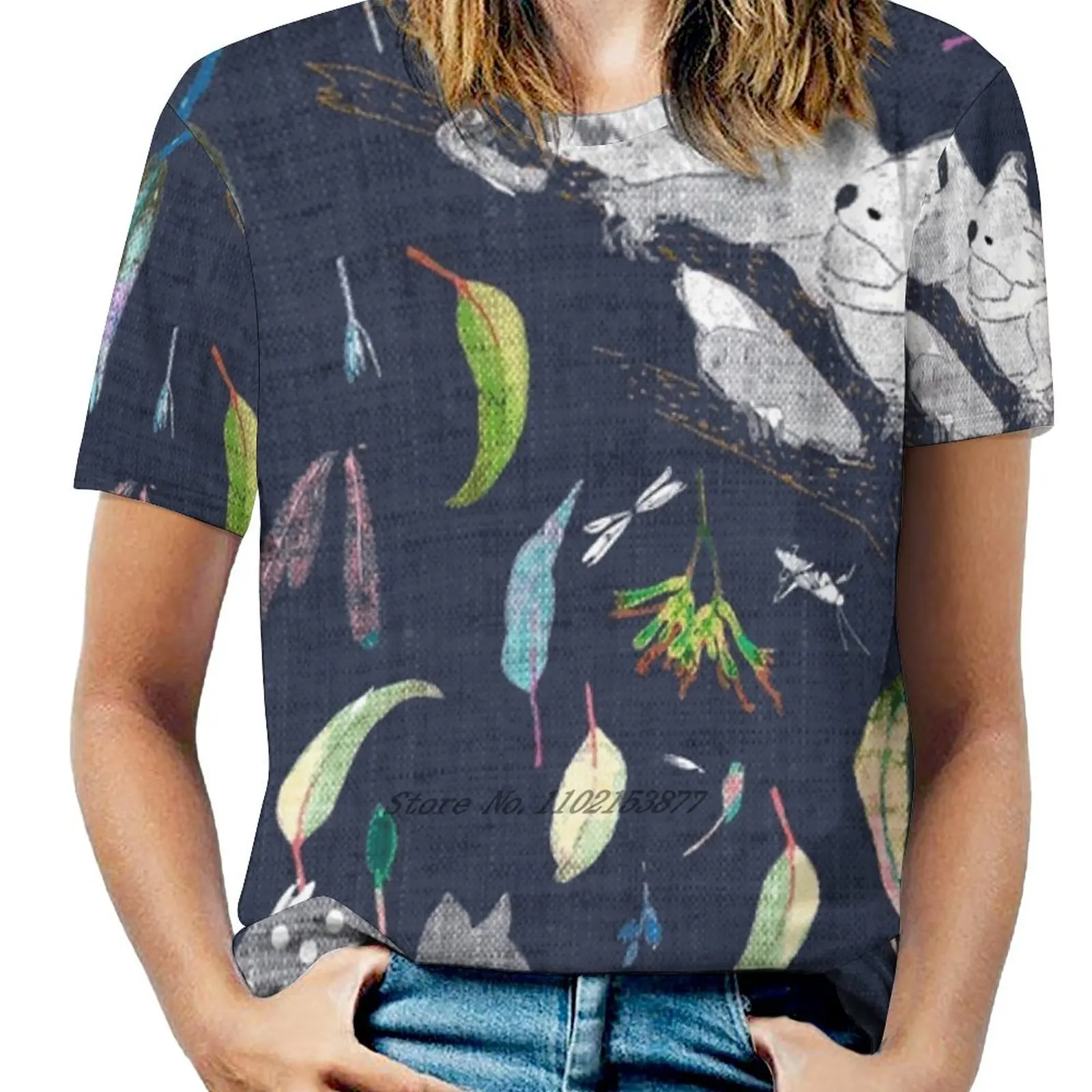 Австраaliana Marsupials женская футболка повседневные топы с короткими рукавами на