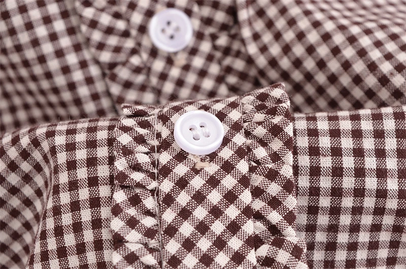 Женские рубашки TRAF Новинка весна-лето 2024 рубашка с маленьким круглым вырезом