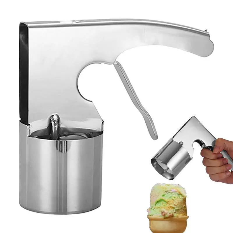 

Cylindrical Ice Cream Scoop Stainless Steel Water Melon Spoon Antifreeze Cube Cutting Multifunctional Kitchen Utensil And Gadget