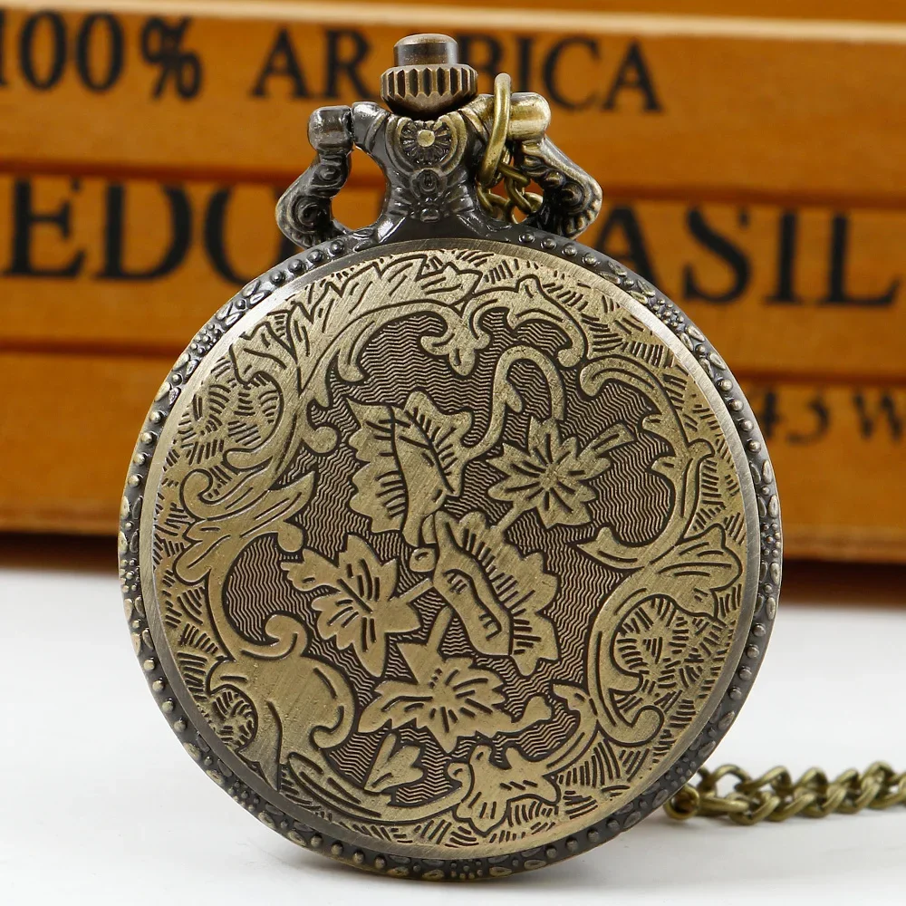 Ажурные карманные часы-брелок с картой из Австралии для мужчин и женщин