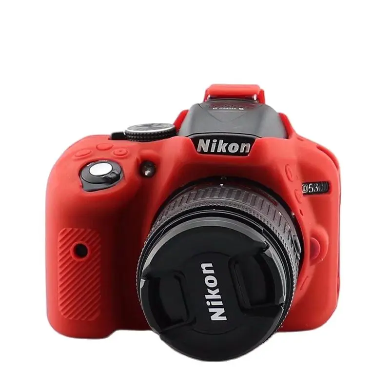 Силиконовый кожаный чехол для камеры Nikon D7100 D7200 D5100 D5200 D5300 D750 D5600 D3100 D3200 D3300 D610 D90 D810
