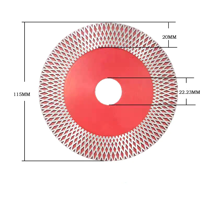 1 шт., 115 мм, алмазная пила, режущий диск, плитка, керамика, мрамор, сухая резка и шлифовка, циркулярный инструмент, аксессуары