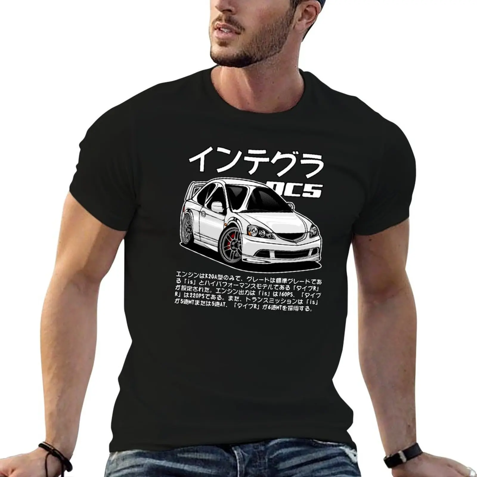 Фото Футболка Cartoon Integra DC5 TYPE R с защитой от ультрафиолета, футболка для активного отдыха №1