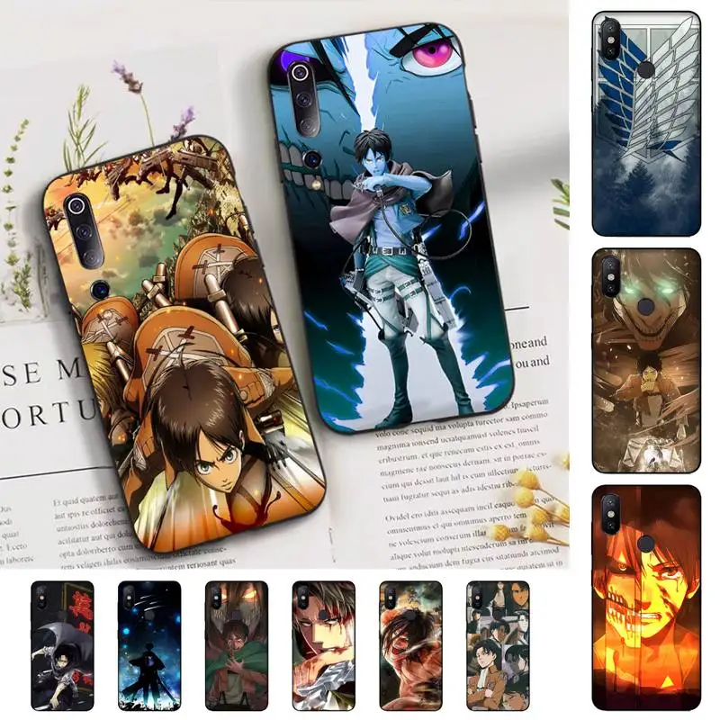 

Attack On Titan Phone Case for Xiaomi mi 5 6 8 9 10 lite pro SE Mix 2s 3 F1 Max2 3