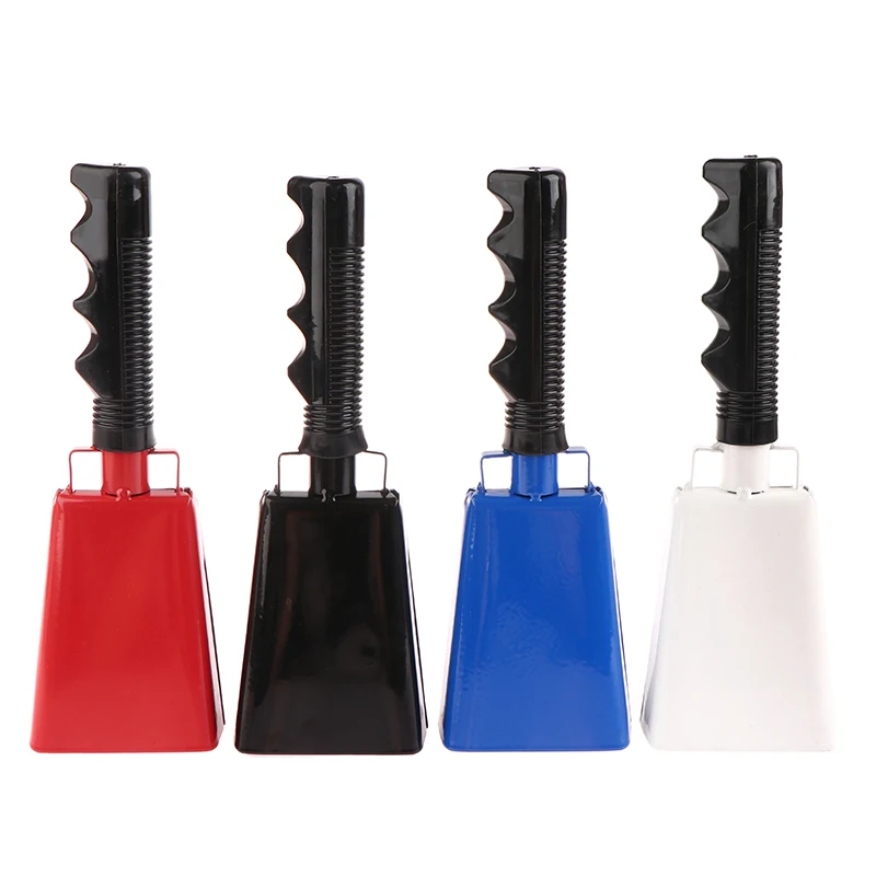 Железная колокольчик с ручкой ударные колокольчики красная белая