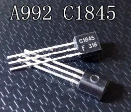 

20PCS/LOT 2SA992 2SC1845 TO92 10pairs (10PCS A992 + 10PCS C1845) hi-fi the tube new original