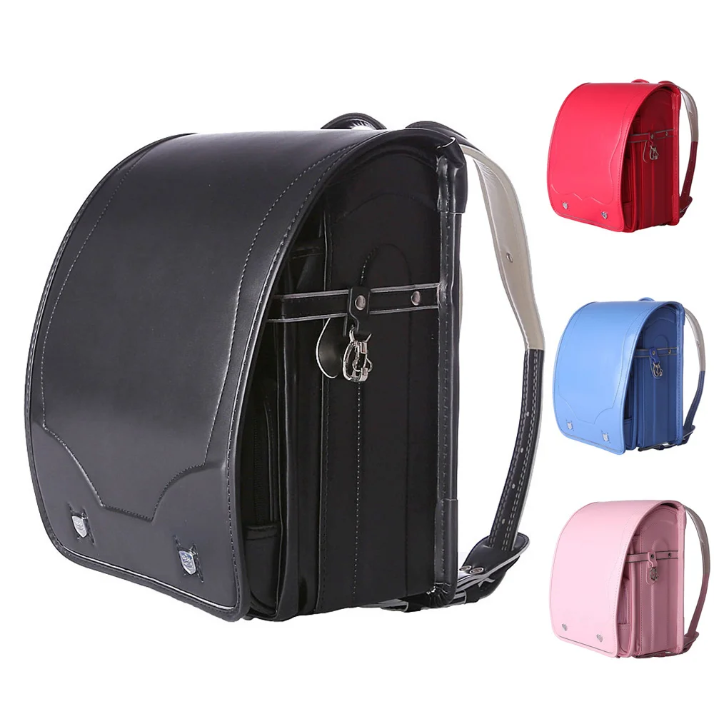 

Japanese Randoseru School Backpack Kindergartens for Kids Girls Boys Orthopedic Rucksack Children Japan Primary Schoolbag