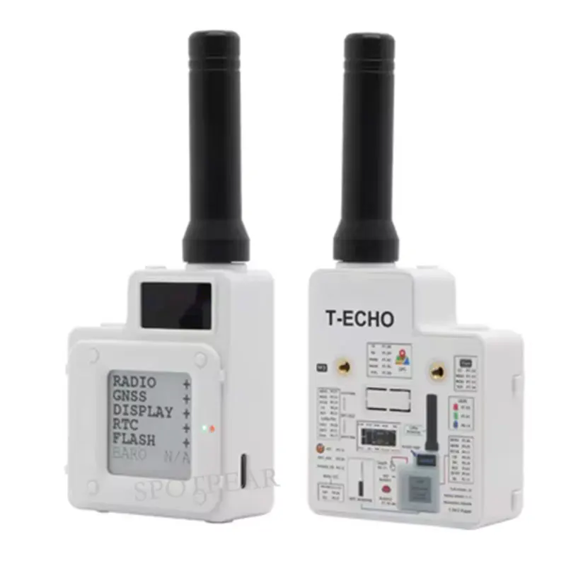 Для TTGO T-Echo NRF52840 SoftRF/Meshtastic LoRa SX1262 433/868/915 МГц BME280 GPS GNSS L76K E-Paper 1 54-дюймовый NFC для Arduino