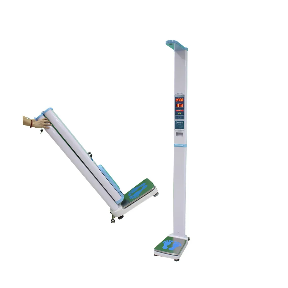 

Medical height weight bmi body scale with thermal printer load cell 200kg