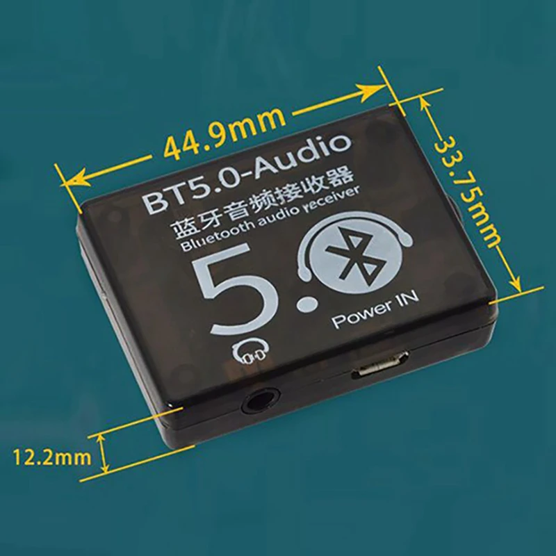

Мини-декодер Bluetooth BT5.0 2 шт., плата PRO MP3, модуль проигрывателя без потери качества, беспроводной стерео музыкальный усилитель с чехлом