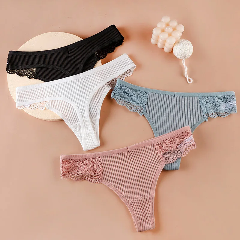 

Pure Cotton Women's Underwear Sexy Sports Thong Seamless Breathable Sexy Underwear