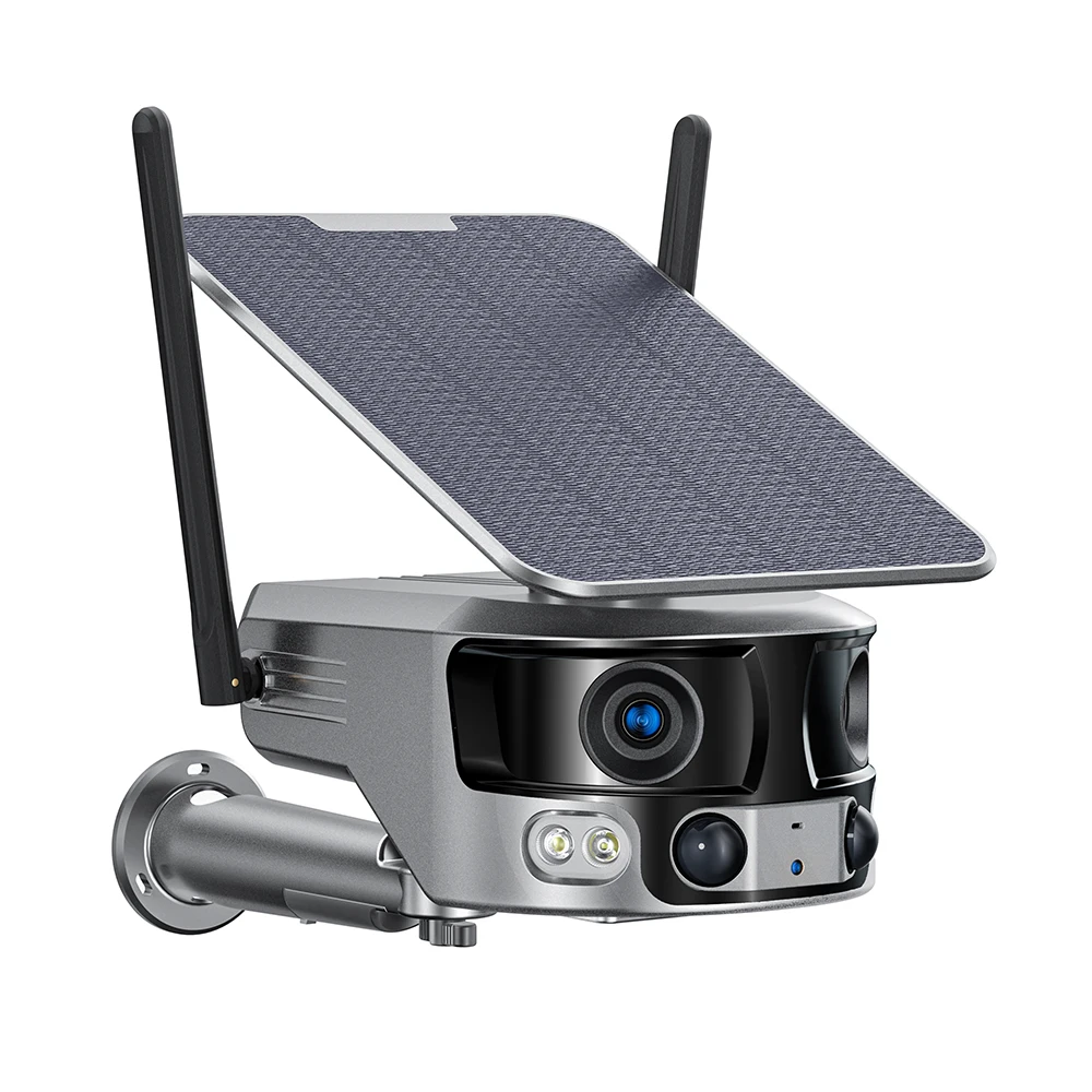 

DIDSeth 4K 180° Ultra Wide View Angle 4G Solar Panorama Outdoor WIFI Lens PIR Human Detection CCTV Camera
