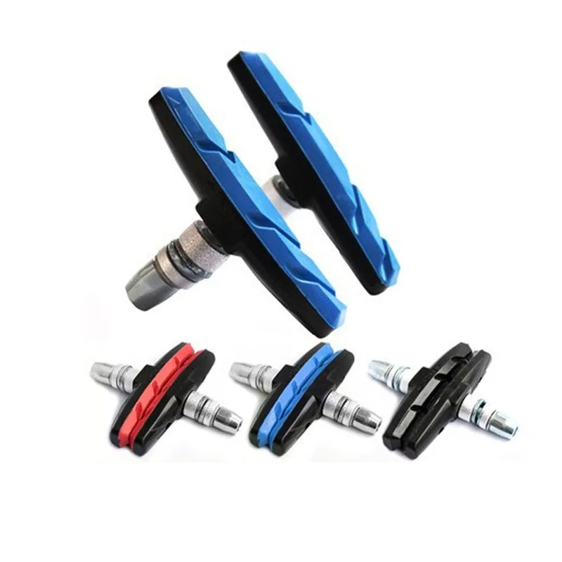 Прочные велосипедные бесшумные тормозные колодки с V-образным держателем для