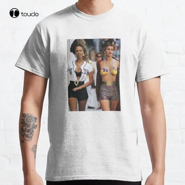 

Tyra And Susan March 1993 Классическая футболка, футболка на заказ Aldult Подростковая унисекс цифровая печать, модная забавная Новая женская футболка
