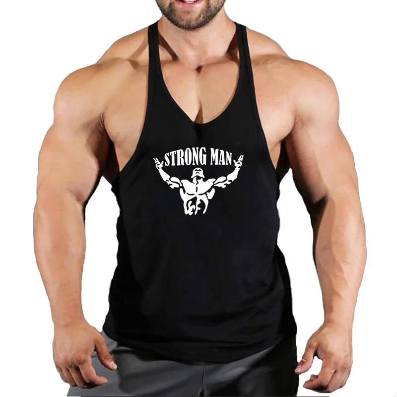 

Brand Bodybuilding Stringer Tank Tops Mens Sportwear Vest Fitness Men gyms Clothing sleeveless shirts Muscle singlets