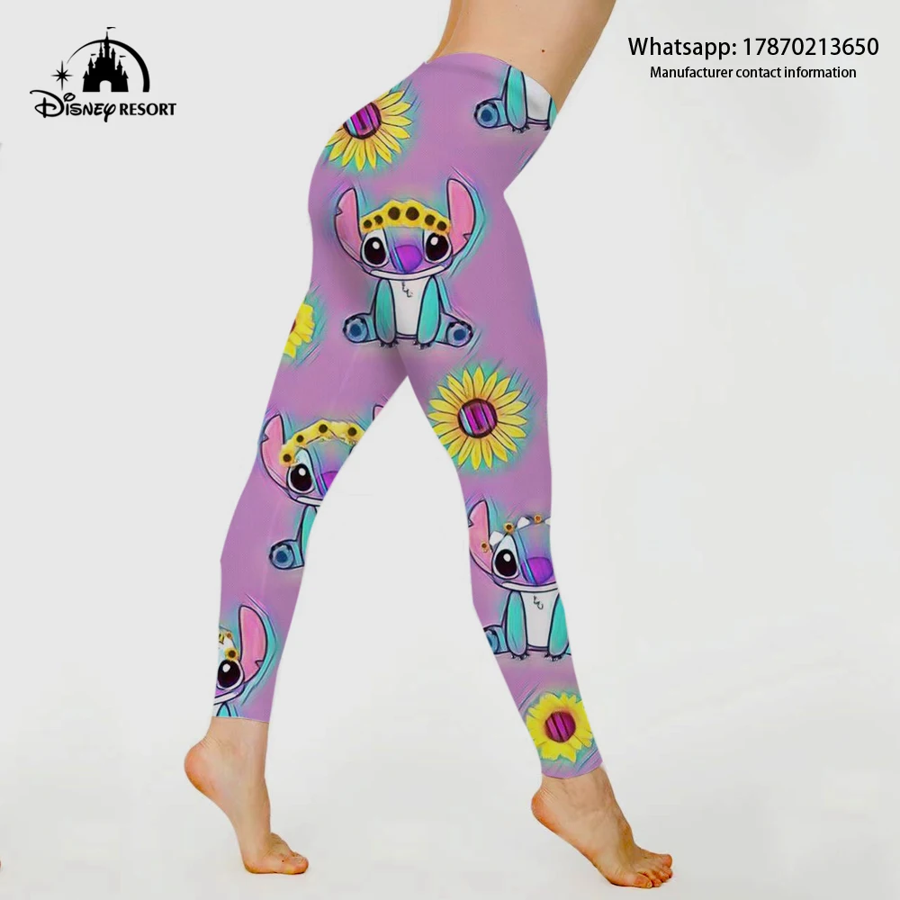 

Autumn New Disney Anime Yoga Leggings Women's Yoga Pants Fitness Running Sports Jogging Sports Pants Girls Leggings 2022