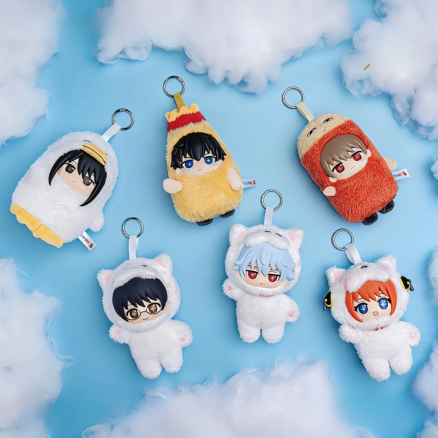 Фото TOPTOY SofuNui Gintama: Плюшевая игрушка-сюрприз (Blind Box) из ПВХ, аниме-аксессуар, подвеска для сумки, модный подарок для друзей, коллекционный предмет №2