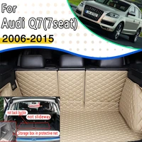 car trunk mat for audi q7 4l mk1 20062015 7 seat waterproof protection fully surrounded trunk mat car trunk mat car accessories