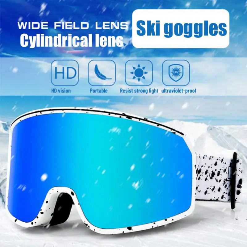 

Ski Goggles Men Women Winter Anti-Fog Snow Ski Glasses With Free Mask Double Layers UV400 Snowboard Goggles Sports Accessories
