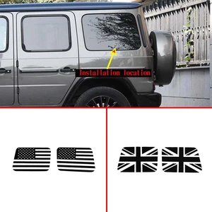 For Mercedes-Benz G-Class W463 2019-20 Car Back side window glass Car Rear Side window Pull flower film Stickers Car Accessories