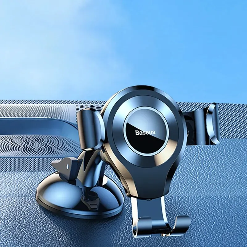 

Универсальный Автомобильный Держатель Для Телефона Baseus С Автоматическим Гравитационным Креплением На Приборную Панель С Пр...